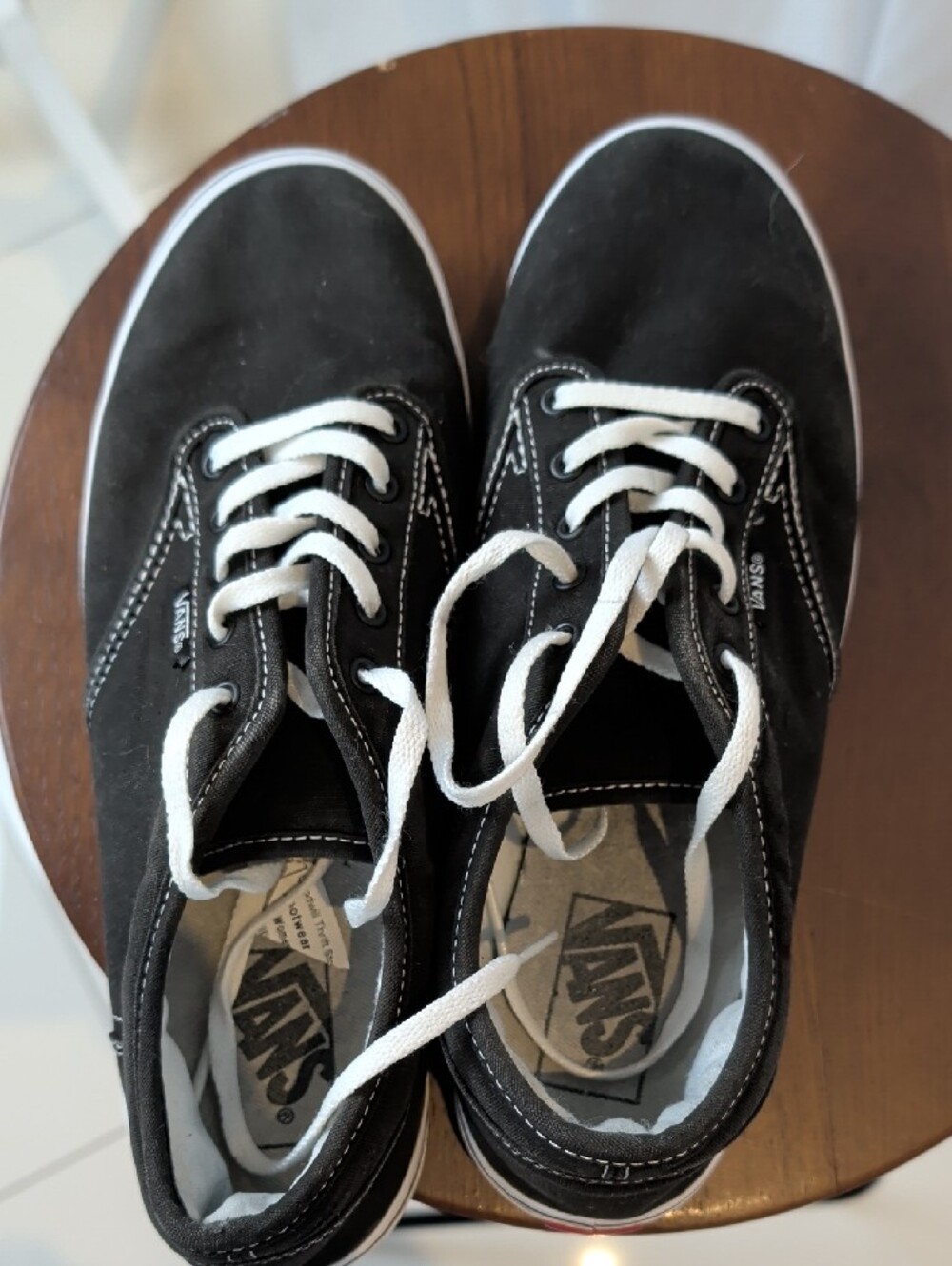 Vans Atwood Low Black Canvas Skate Shoes Sneakers Size 9 - Picture 8 of 9